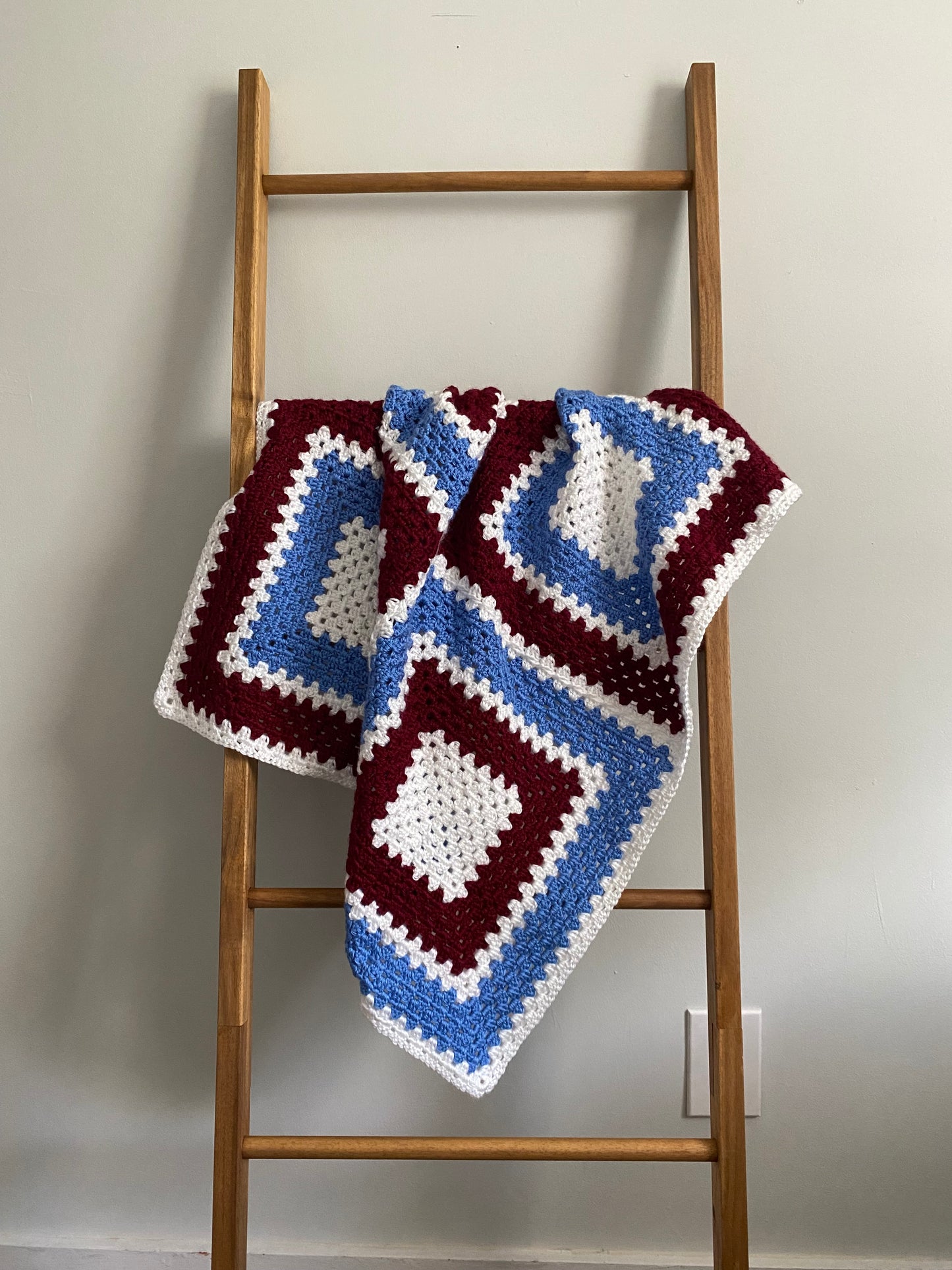 Philly Sports-Inspired Crochet Granny Square Baby Blanket