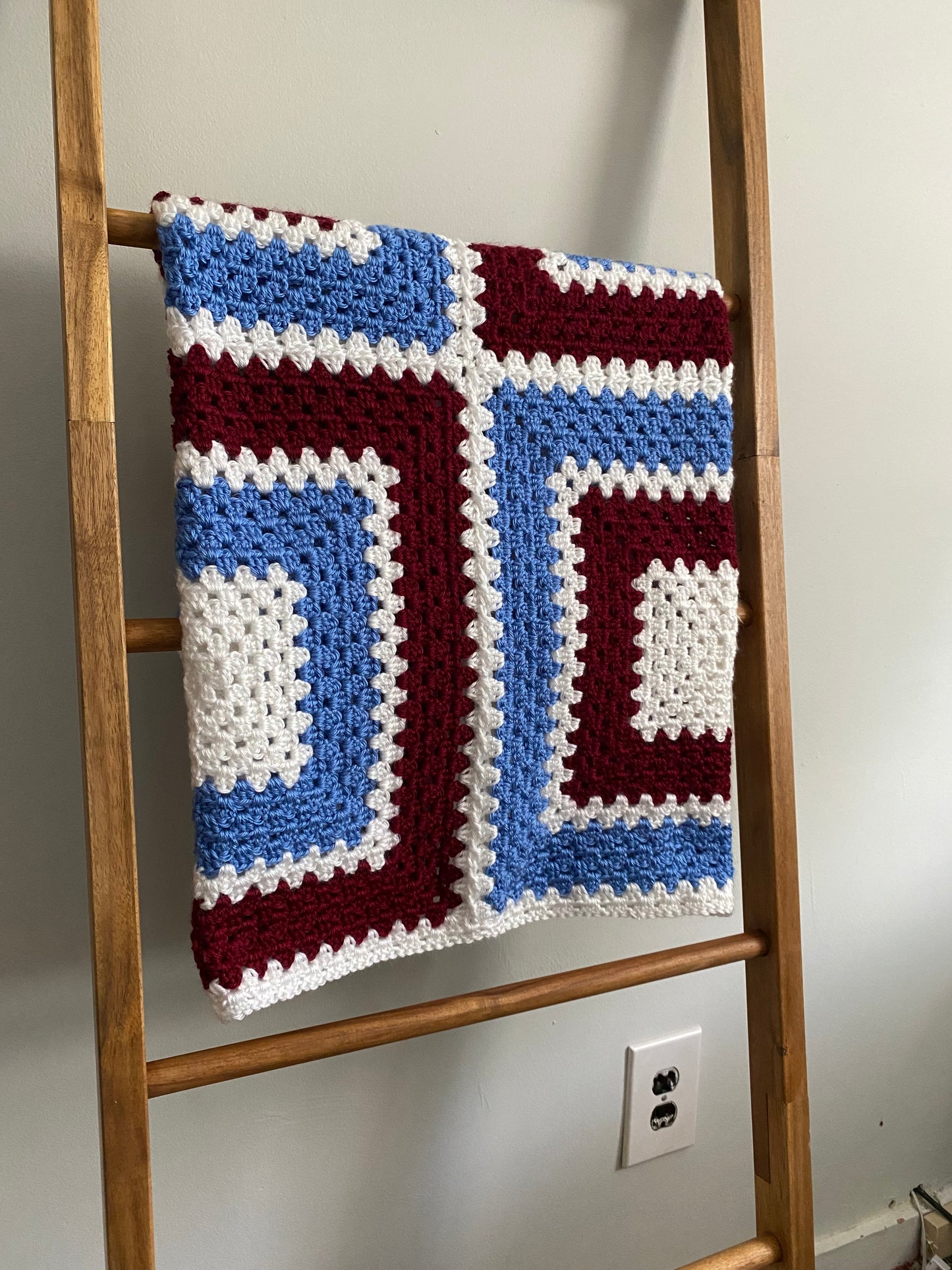 Philly Sports-Inspired Crochet Granny Square Baby Blanket