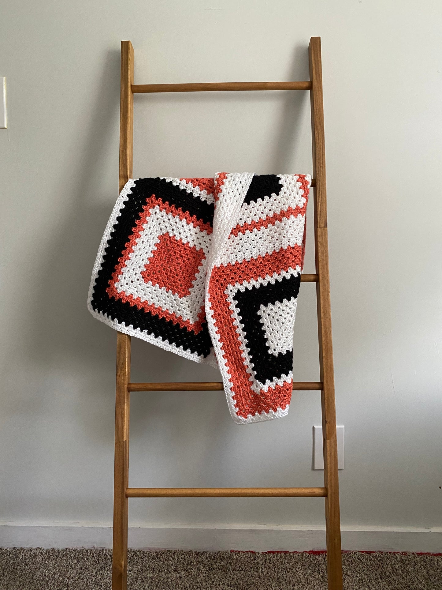 Philly Sports-Inspired Crochet Granny Square Baby Blanket