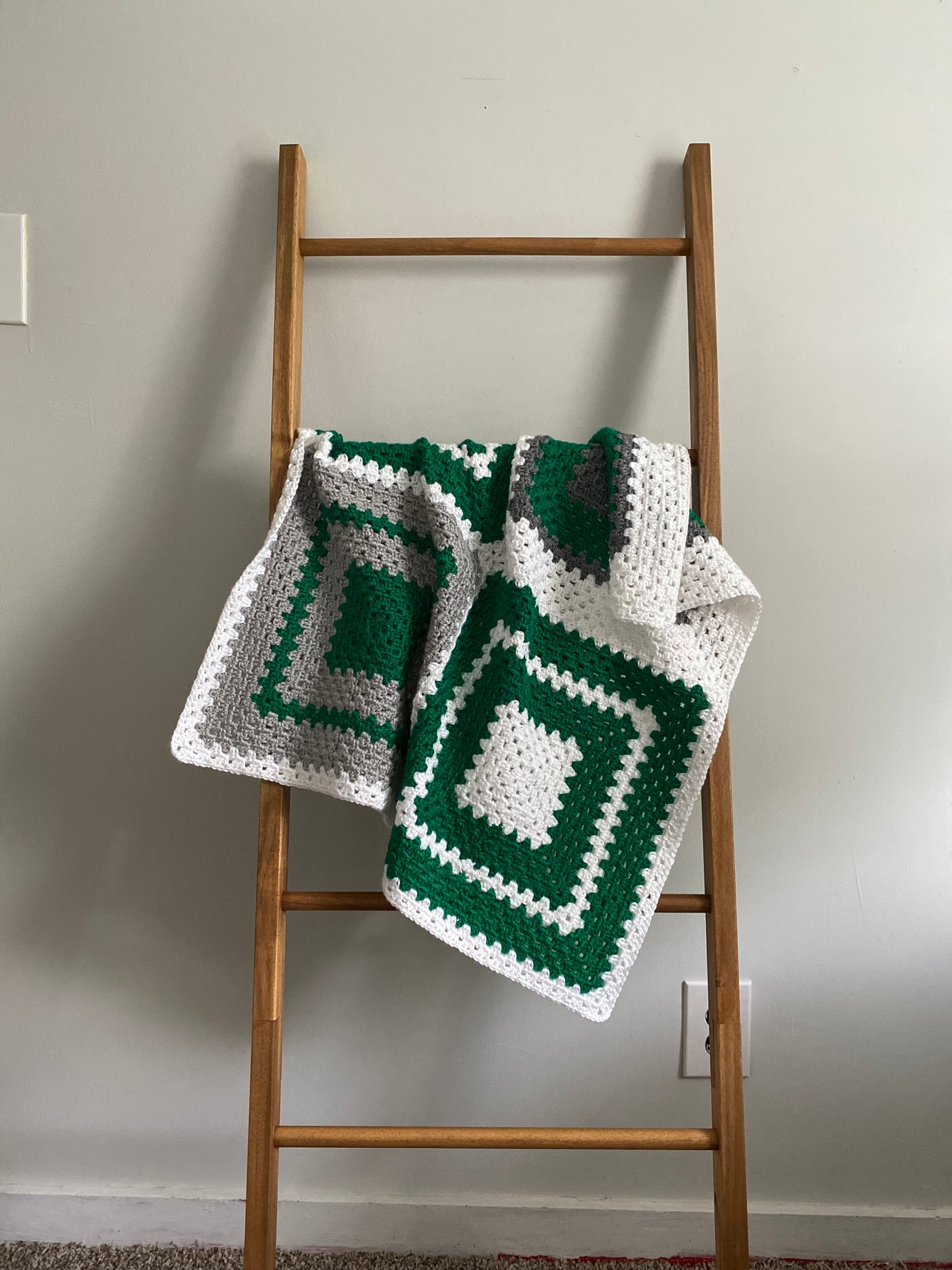 Philly Sports-Inspired Crochet Granny Square Baby Blanket
