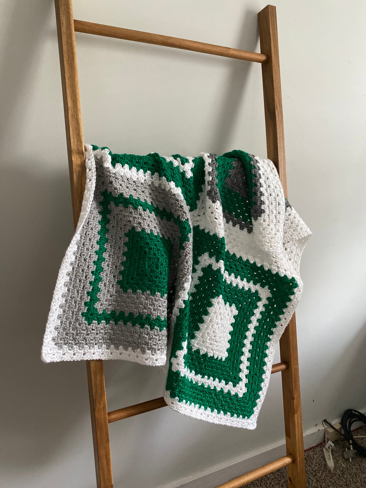 Philly Sports-Inspired Crochet Granny Square Baby Blanket