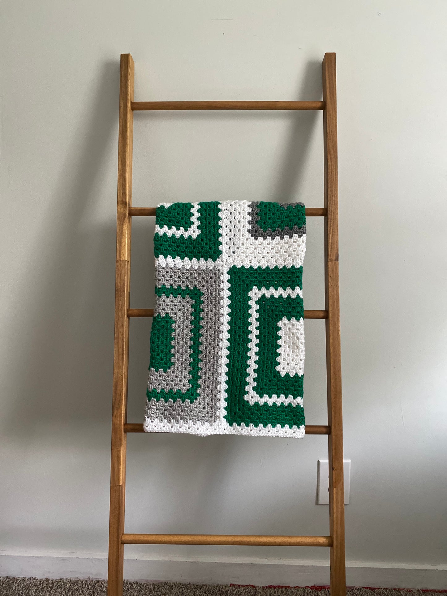 Philly Sports-Inspired Crochet Granny Square Baby Blanket
