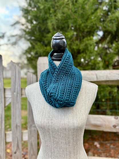 Everyday Comfort Cowl in Peacock