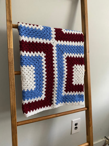 Philly Sports-Inspired Crochet Granny Square Baby Blanket