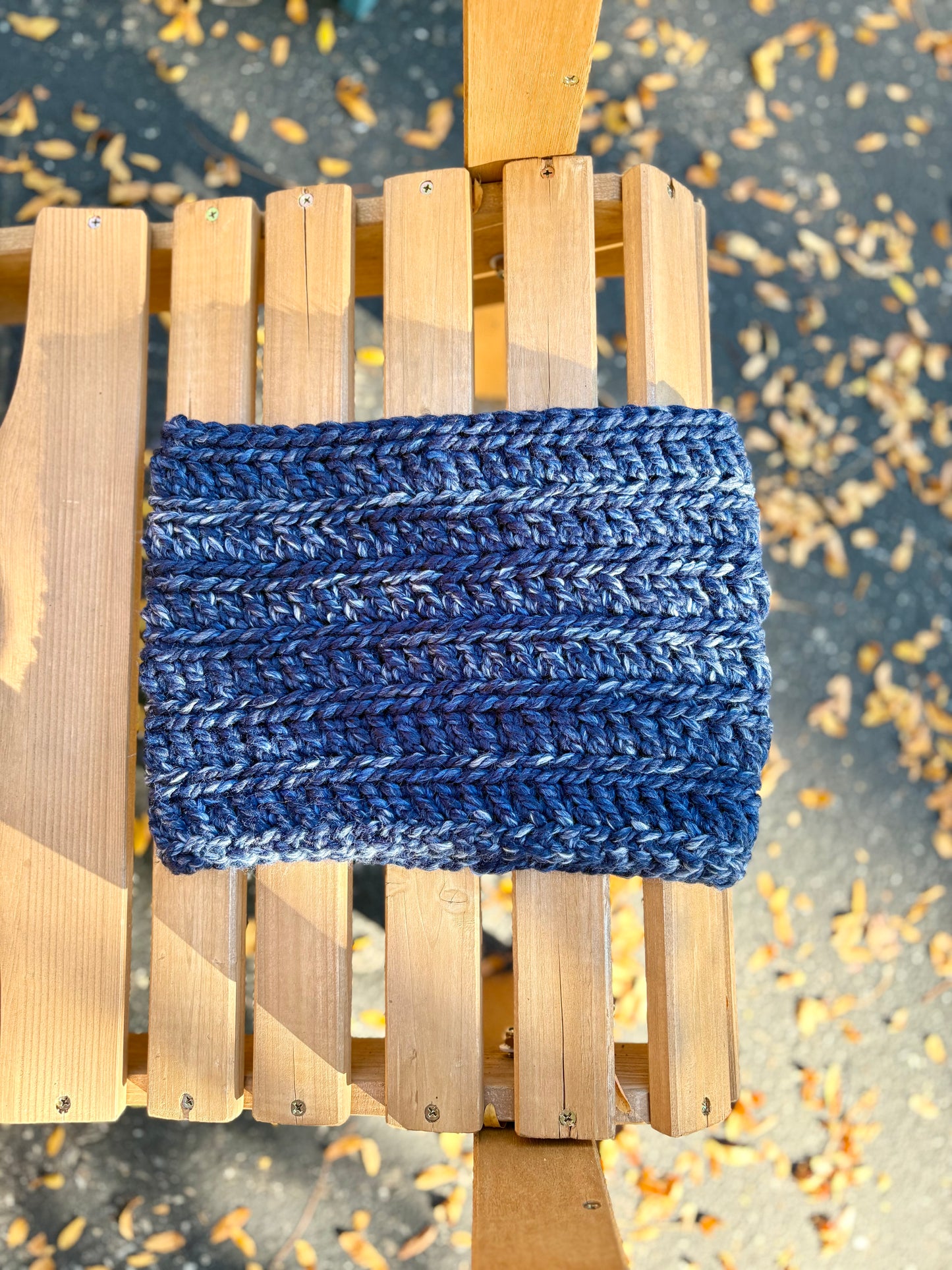 Winter Super Bulky Cowl in River Run - Wool-Ease Edition