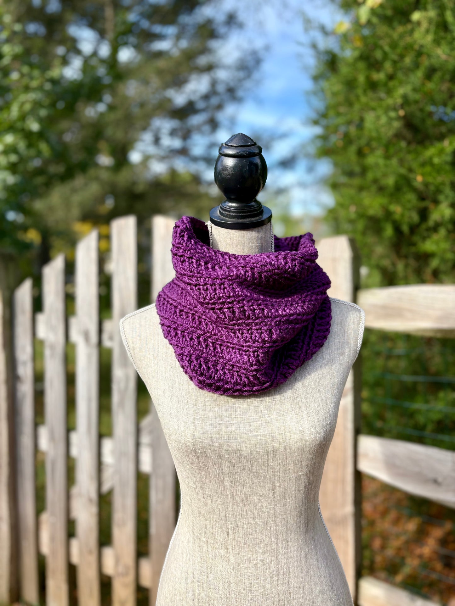 Everyday Comfort Cowl in Abergine