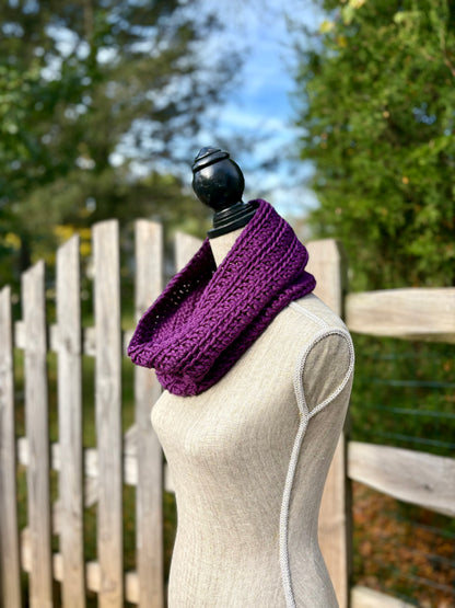 Everyday Comfort Cowl in Abergine
