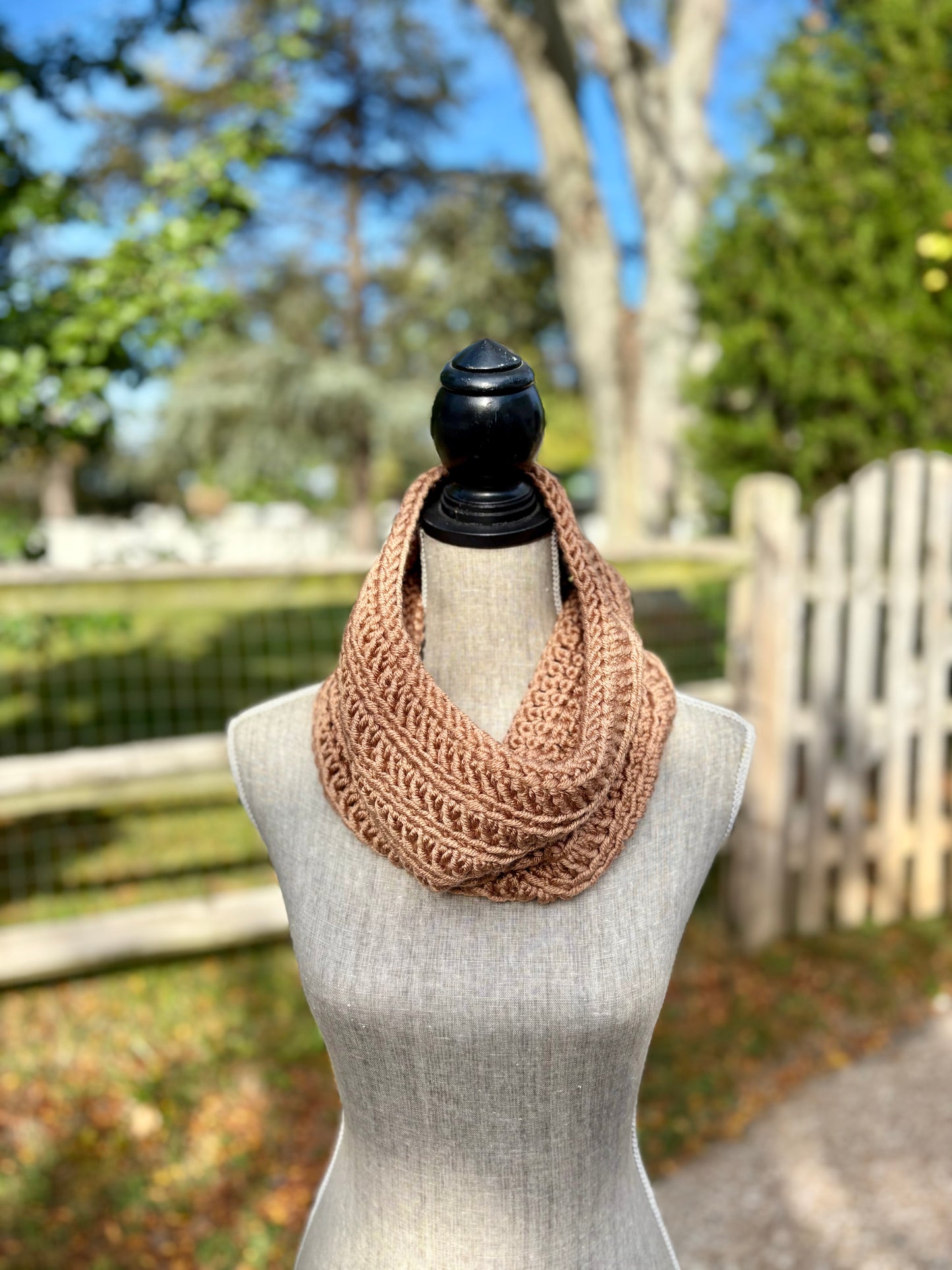 Everyday Comfort Cowl in Caramel