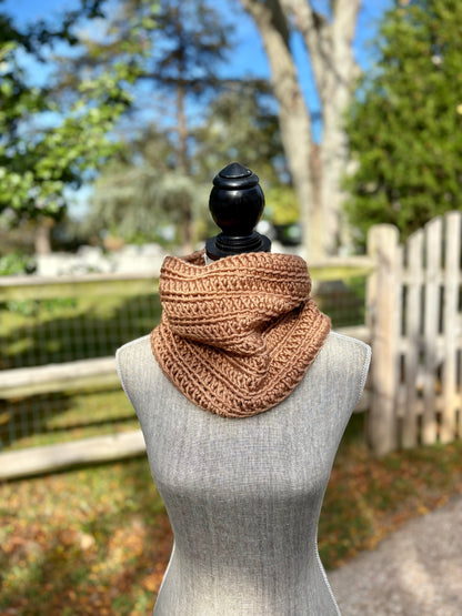 Everyday Comfort Cowl in Caramel