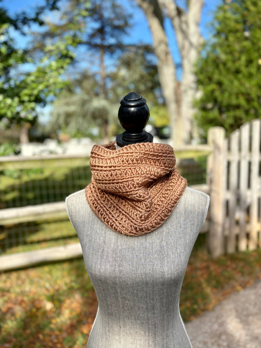 Everyday Comfort Cowl in Caramel