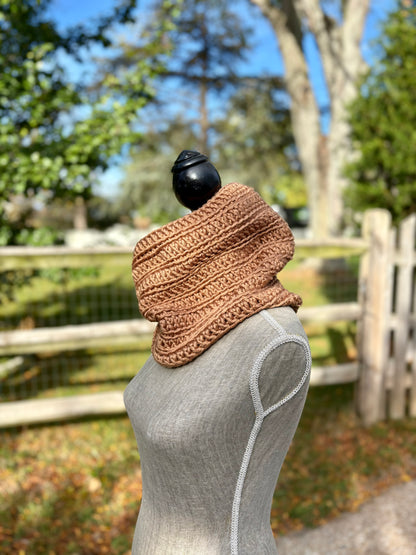 Everyday Comfort Cowl in Caramel