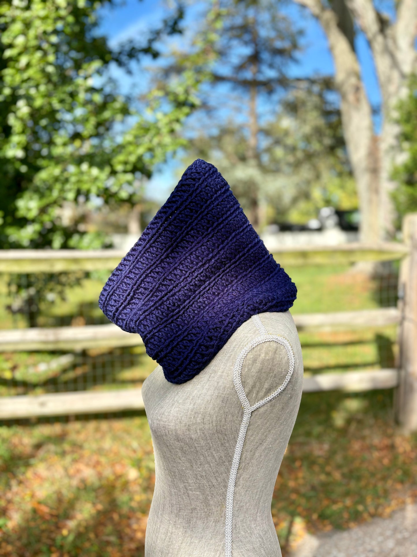 Everyday Comfort Cowl in Navy Blue