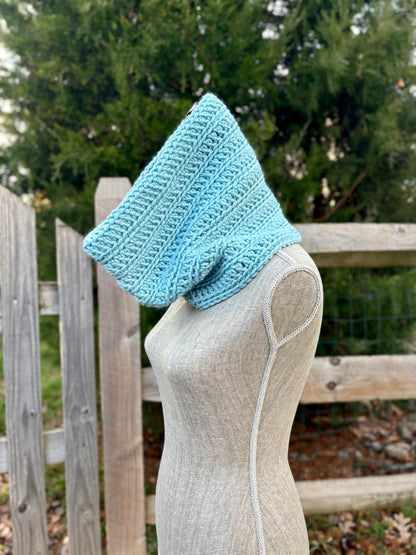 Everyday Comfort Cowl in Porcelain Blue