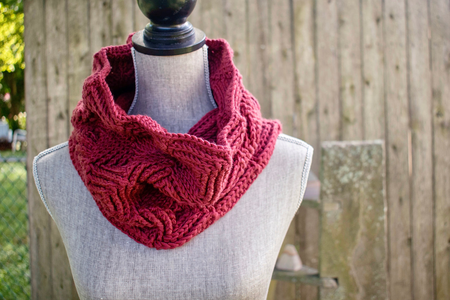 Textured Crochet Cowl