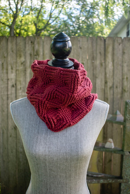 Textured Crochet Cowl