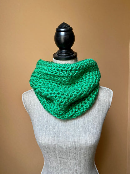 Classic Bulky Crochet Pullover Cowl