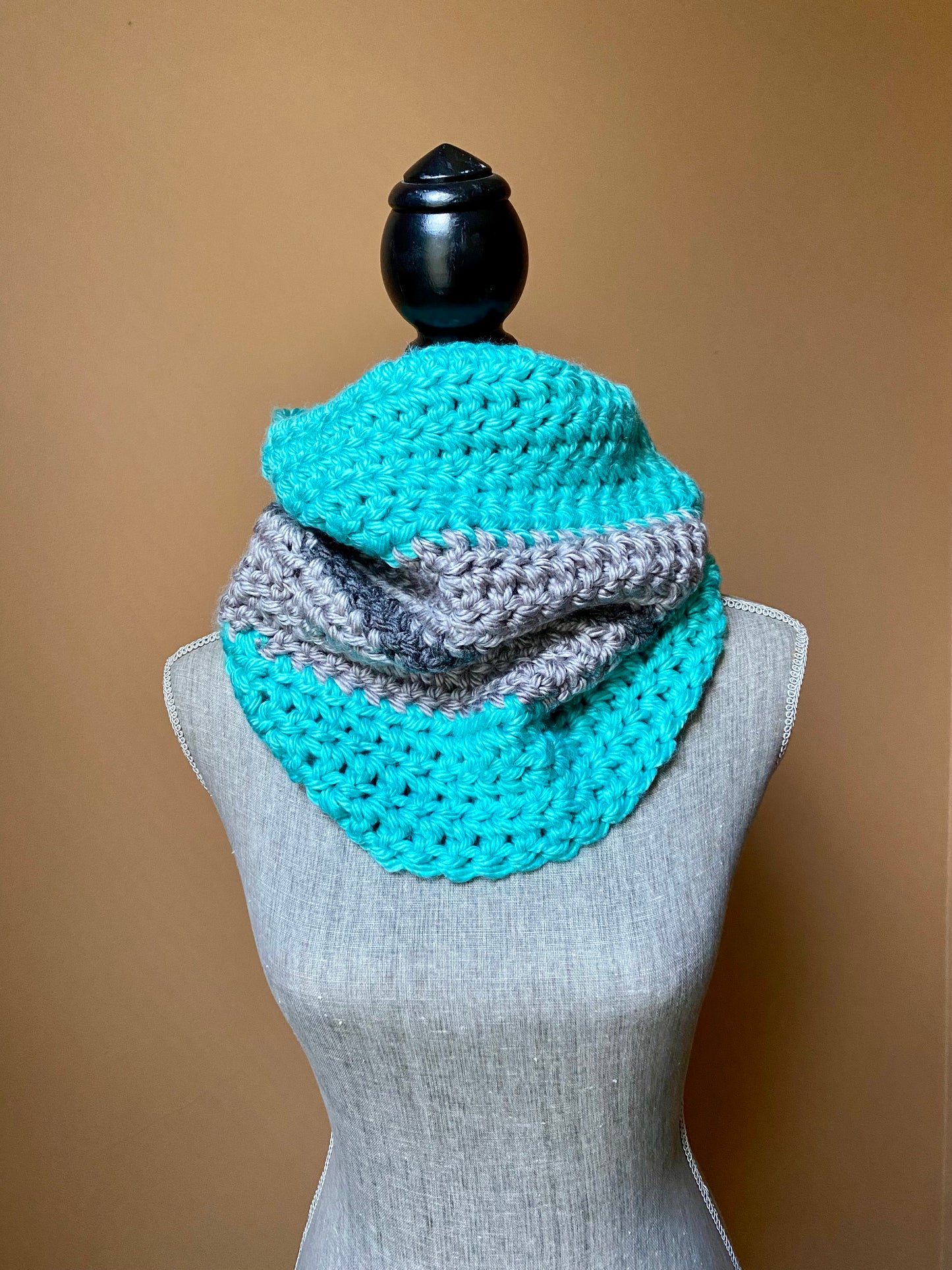 Classic Bulky Crochet Pullover Cowl