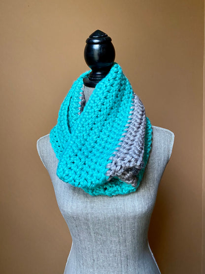 Classic Bulky Crochet Pullover Cowl