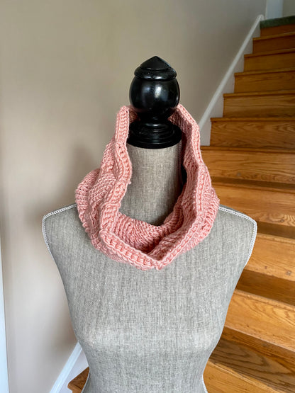 Textured Crochet Cowl