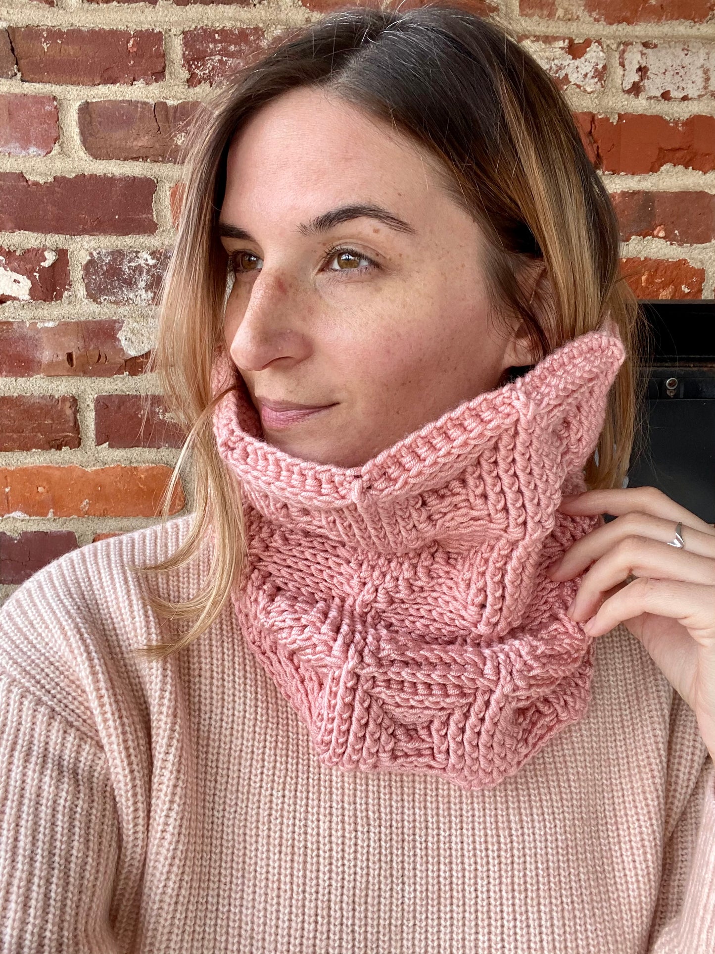 Textured Crochet Cowl